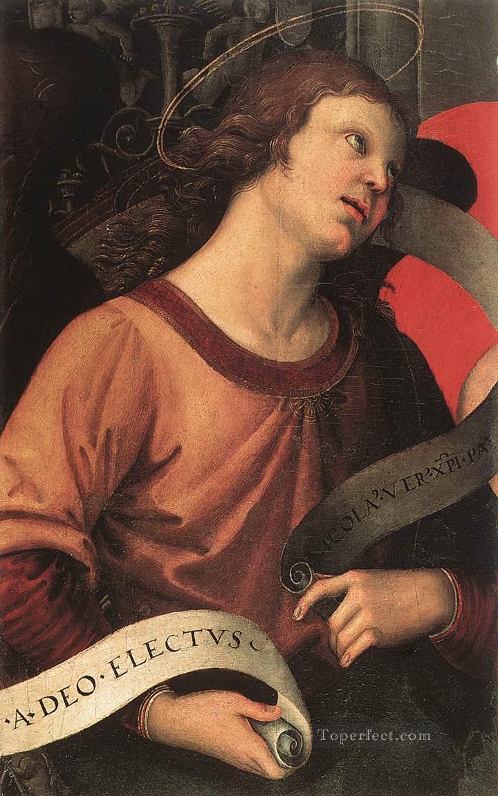 バロンチ祭壇画の天使の断片 ルネサンスの巨匠ラファエロ油絵